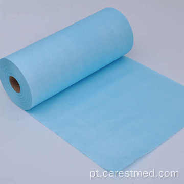 Rolos de folhas de papel descartáveis ​​com rolos de filme PE laminado para uso médico